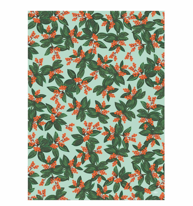 Winterberries Wrap Paper Sheet (pick up only)