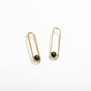 Napheesa Earrings - Black Pearl