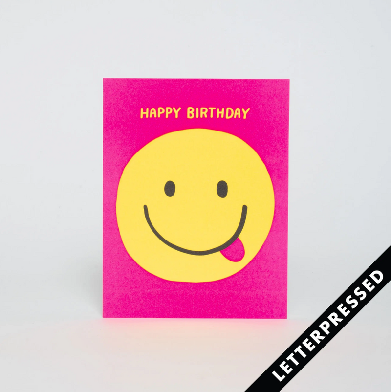 Happy Birthday Smiley Card