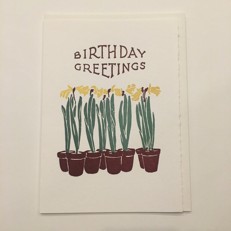 Eight Pots Birthday Card