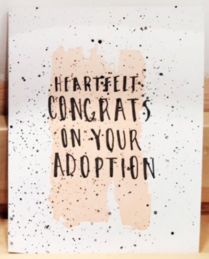 Heartfelt Congratulations On Your Adoption