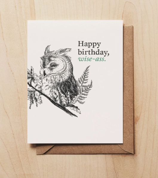 Happy Birthday Wise-Ass Card