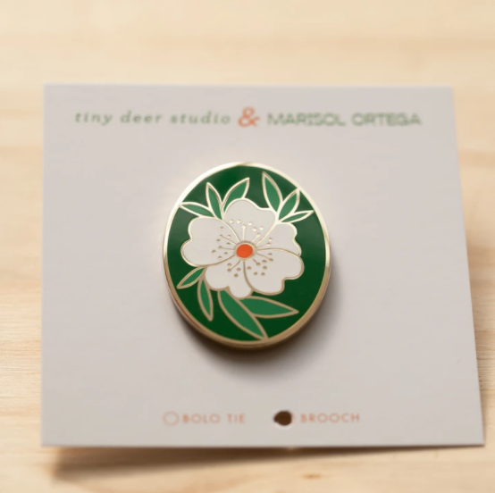 Floral Pin with Marisol Ortega