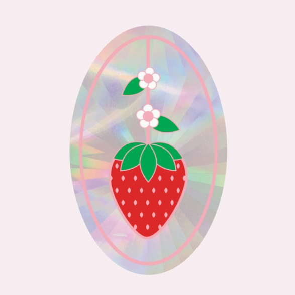 Sun Catcher Decal - Strawberry