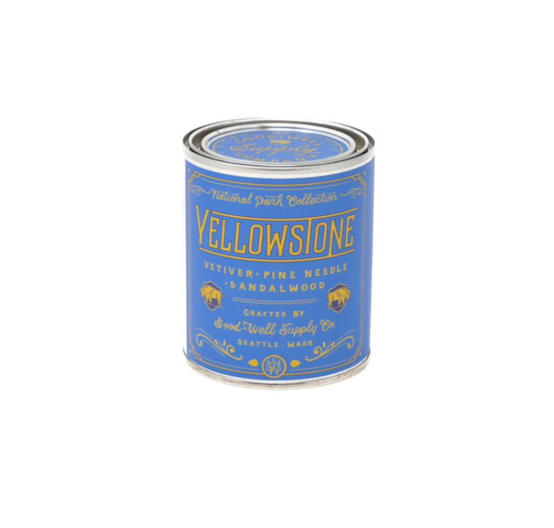 Yellowstone Wood Wick Soy Candle - Large (14 oz.)