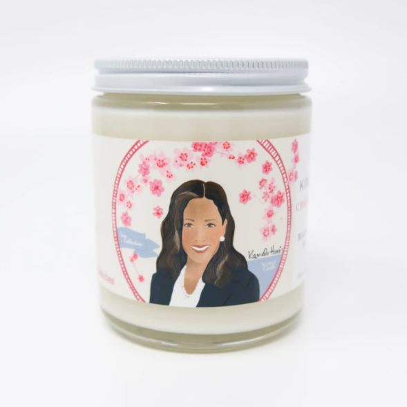 Icon Collection Jar Candles: Kamala Harris/Cherry Blossom
