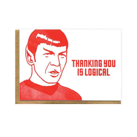 Thanking Is Logical Card
