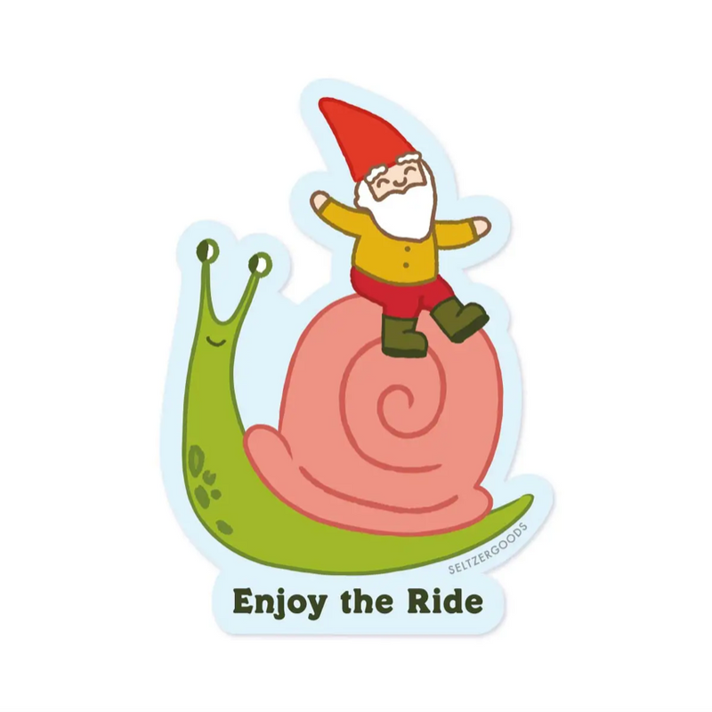 Gnome Snail Sticker