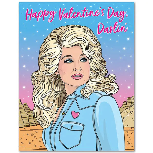 Dolly Happy Valentine's Day Darlin' Card