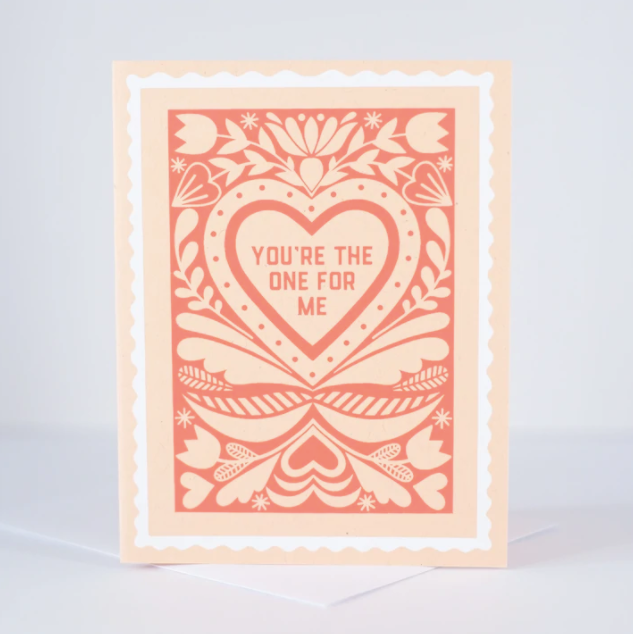 Stamp Valentine's Card