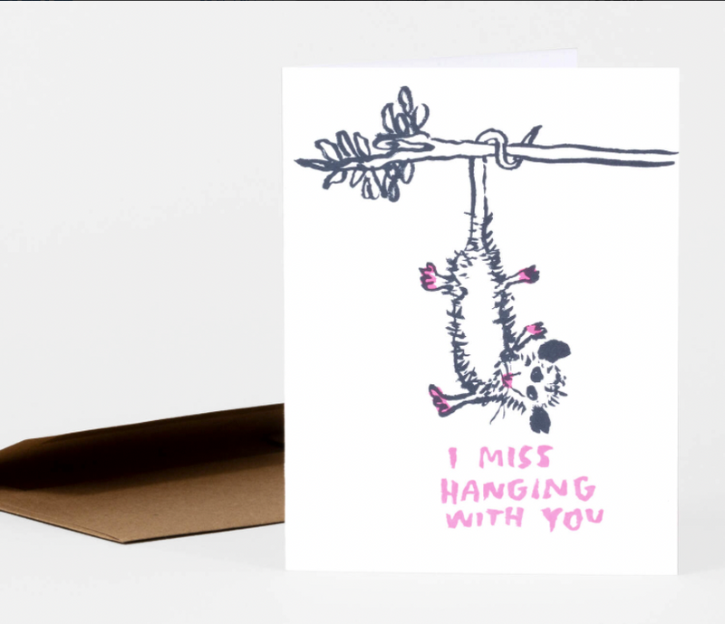 Westland Press - Miss Hanging Card