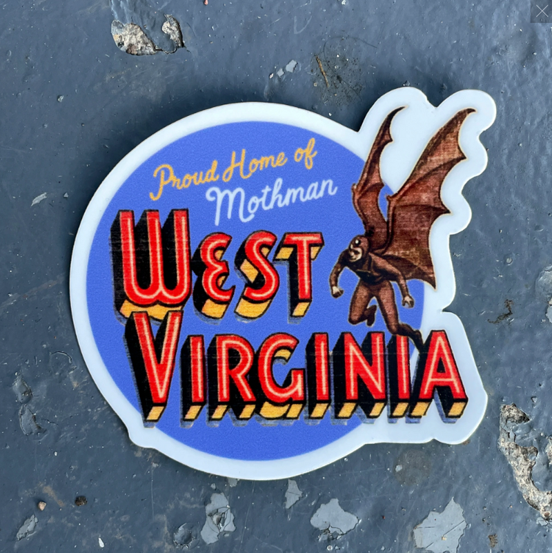West Virginia: Home of the Mothman Sticker