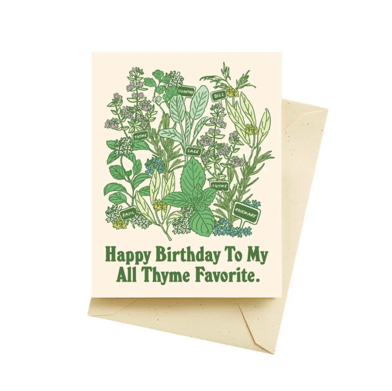 All Thyme Birthday Card