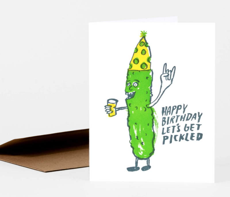 Westland Press - Pickled Birthday Card