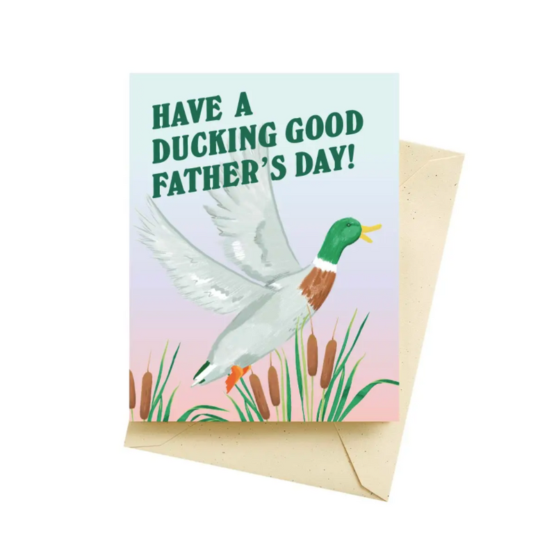 Ducking Great Father's Day Card
