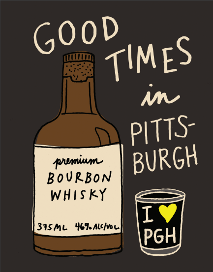 Good Times in Pittsburgh Postcard