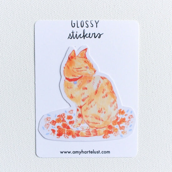 Ink Kitty Sticker