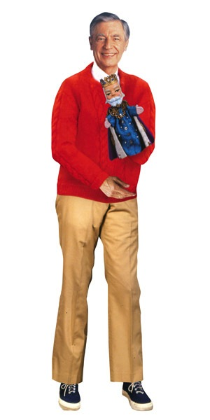Mister Rogers Cut Out Card