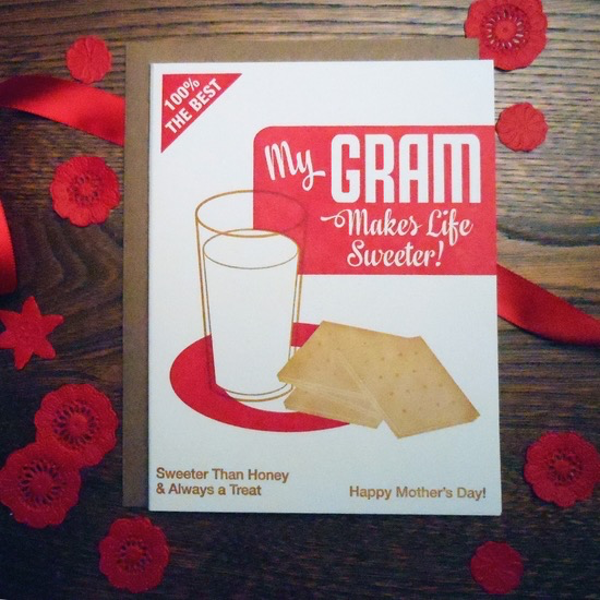 Gram Makes Life Sweeter Card