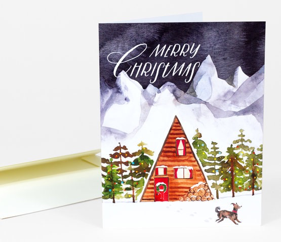 Merry Chistmas A-Frame Card