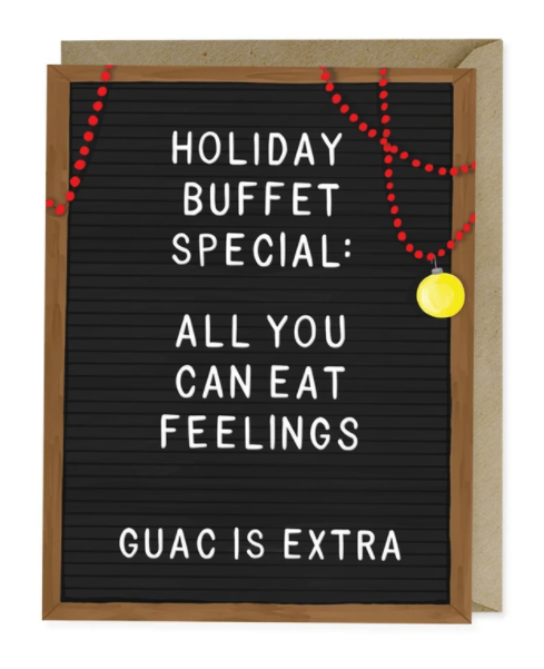 All You Can Eat Feelings Holiday Card