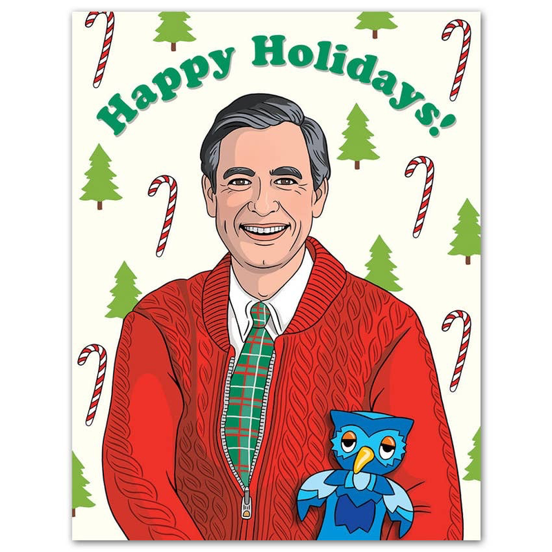 Mister Rogers Happy Holiday Card