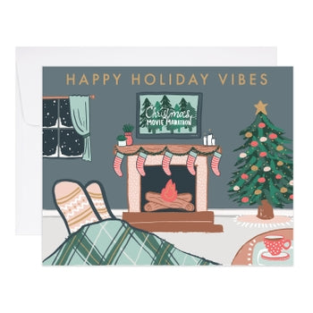 Happy Holiday Vibes Card