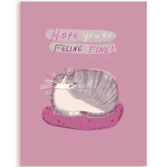 Feline Fine Cat Card