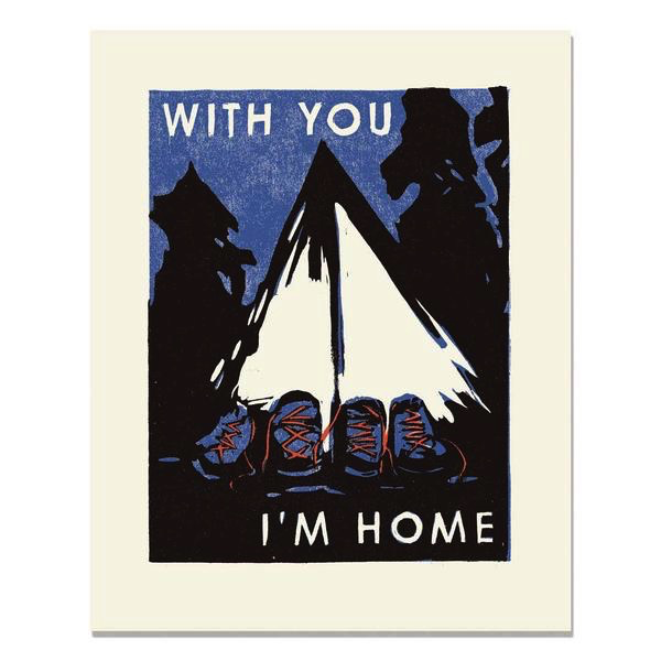 With You I'm Home Print (8" x 10")