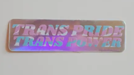 Trans Power Trans Pride Sticker