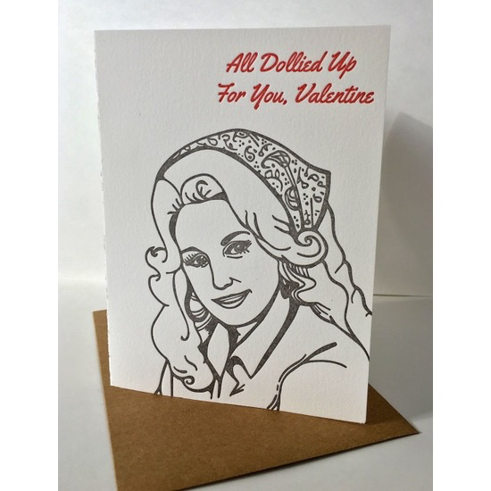 Dollied Up Valentine's Day Card