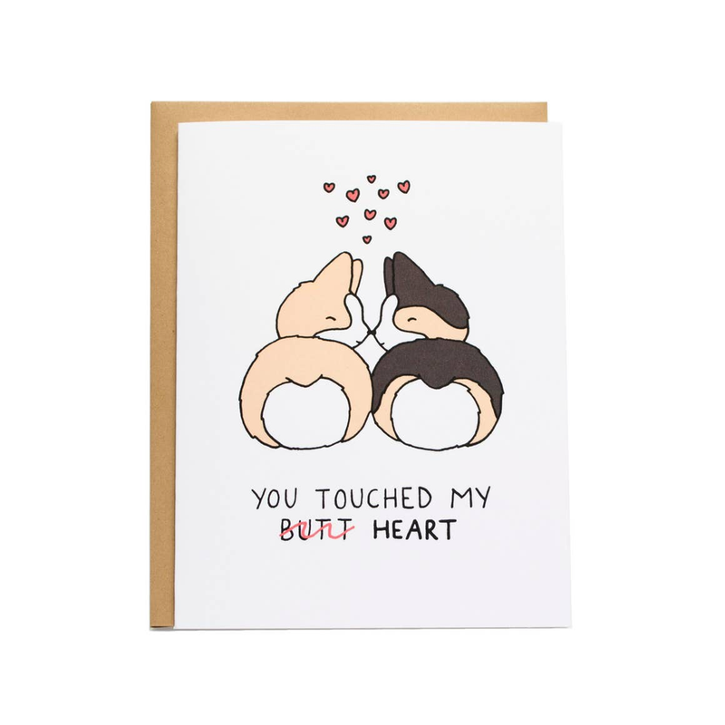You Touched My Butt/Heart Card