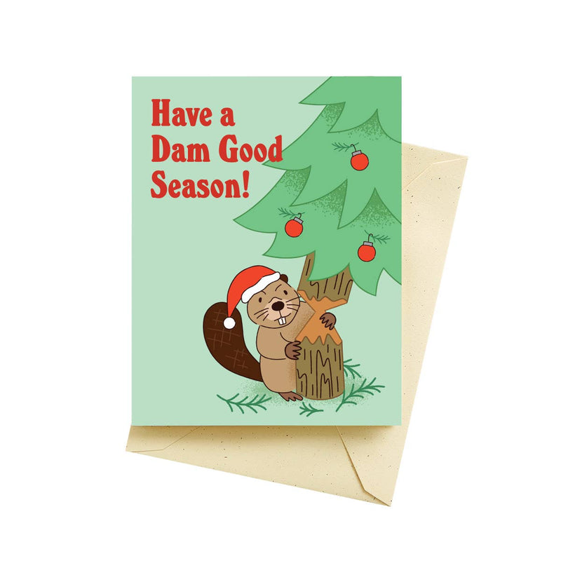 Dam Beaver Holiday Card