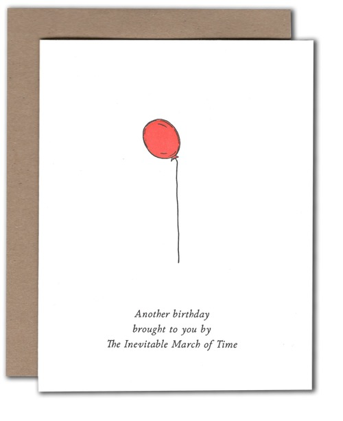 March of Time Birthday Card