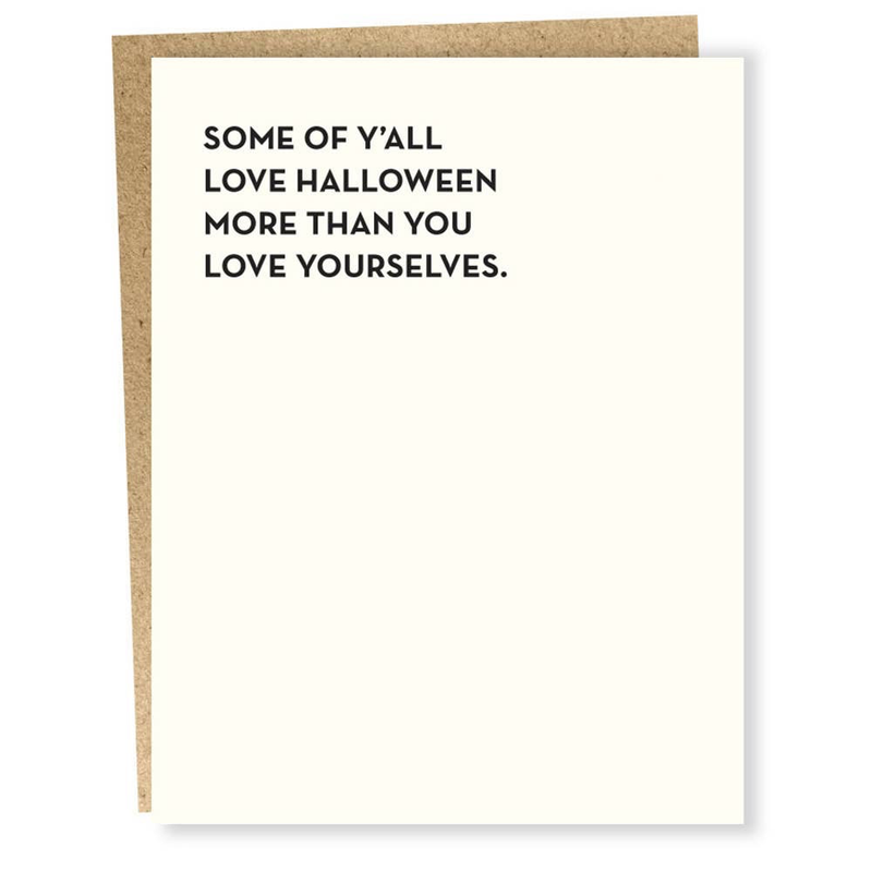 Y'All Love Halloween Card