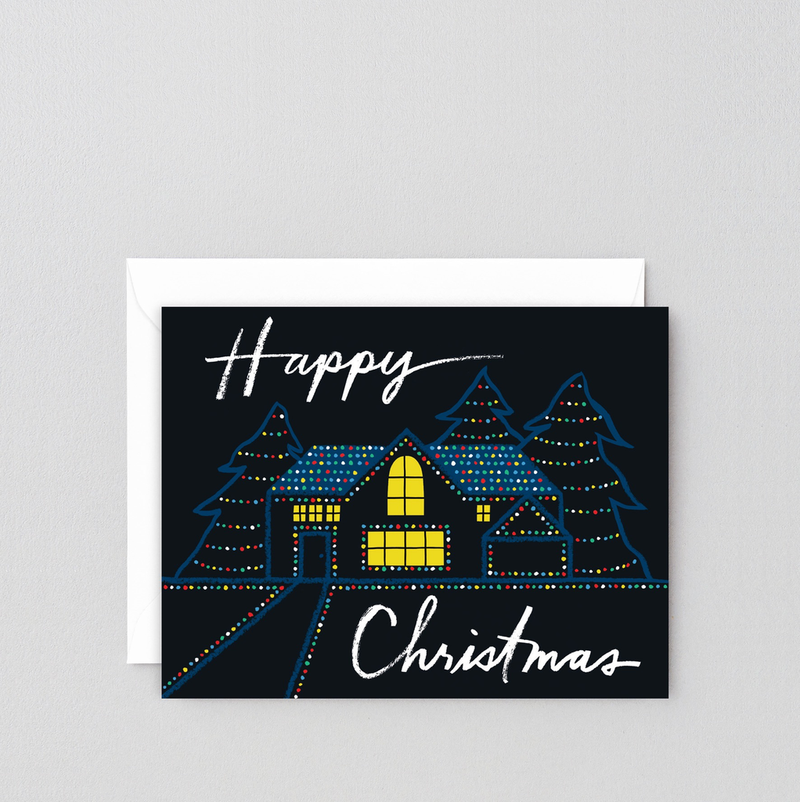 Christmas House Holiday Card
