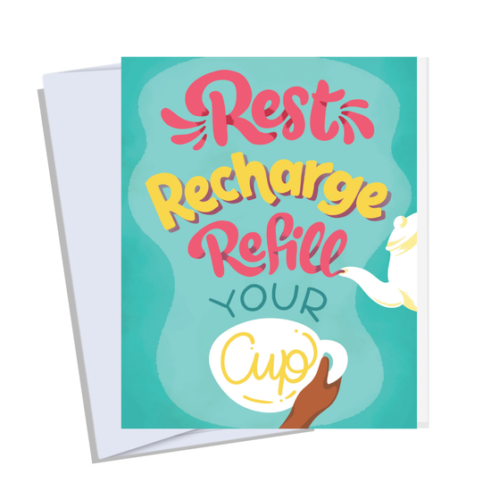 Rest and Refill Cocoa Card