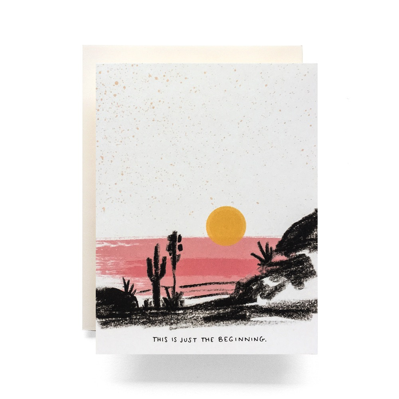 Sunset Beginning Card