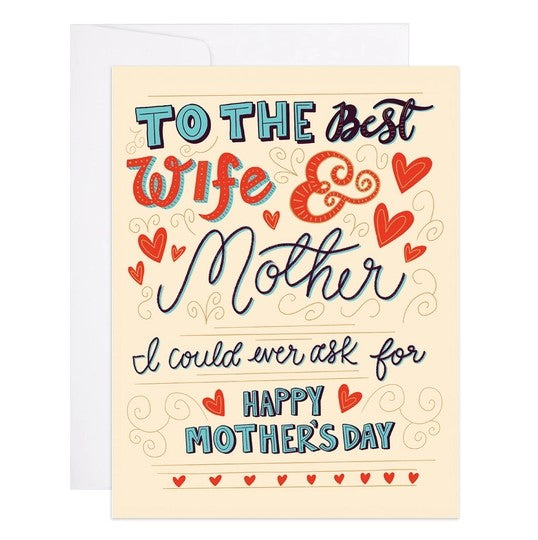 Best Wife & Mother Card