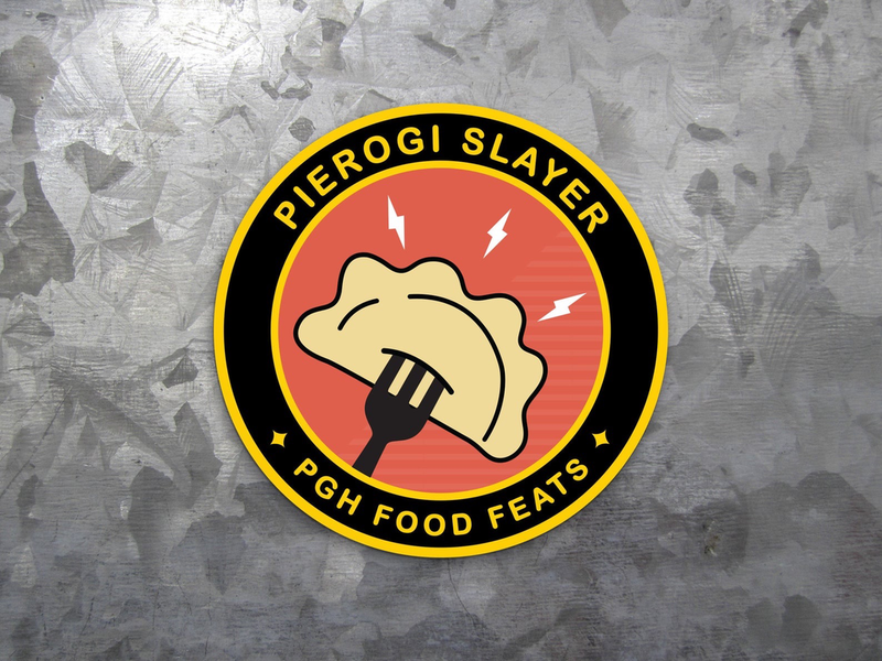 Pierogi Slayer Badge Sticker