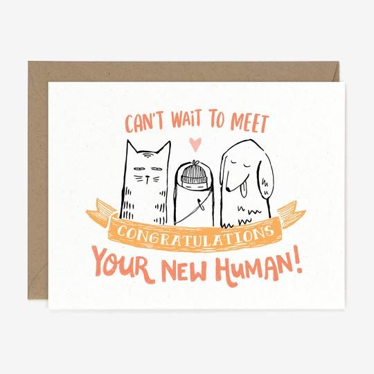 New Human Baby Card