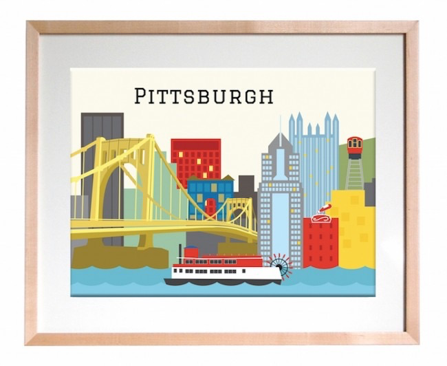 Pittsburgh Skyline Print