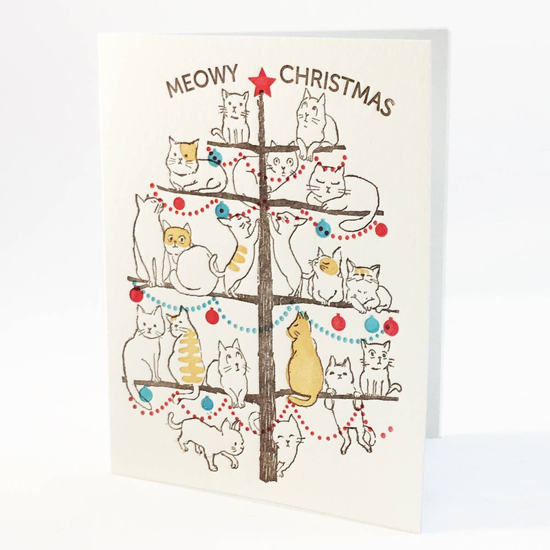 Meowy Christmas Holiday Boxed Cards