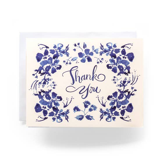 Blue Wildflower Boxed Cards