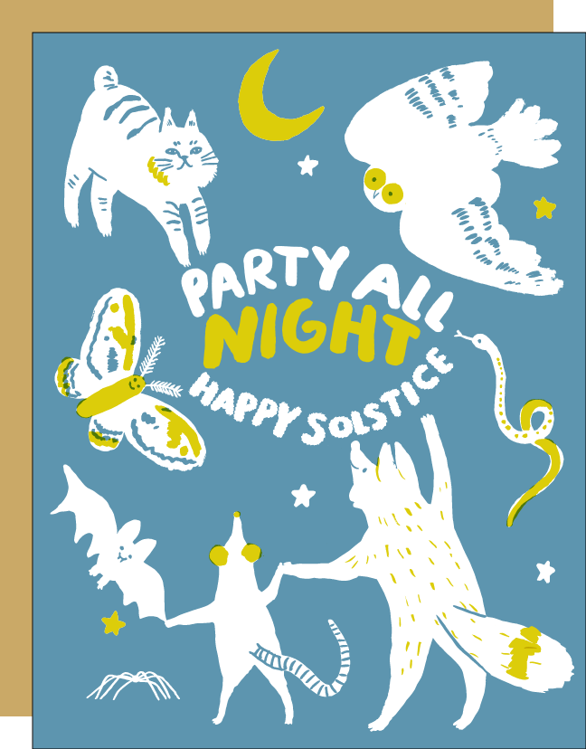 Solstice Party Card