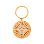 Sun Enamel Keychain