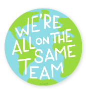 Same Team (Earth) Sticker