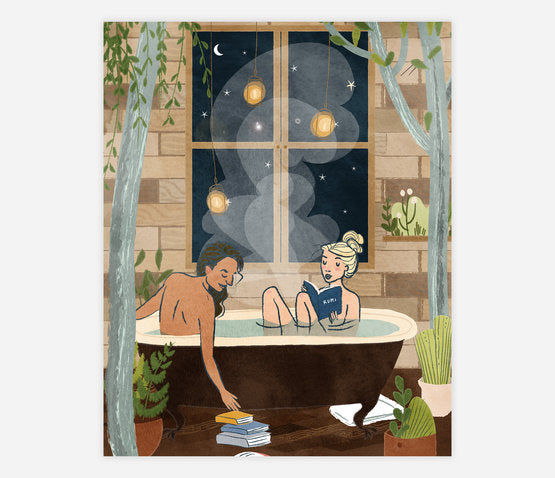 Wild Optimist - Night Bath Print (8x10")