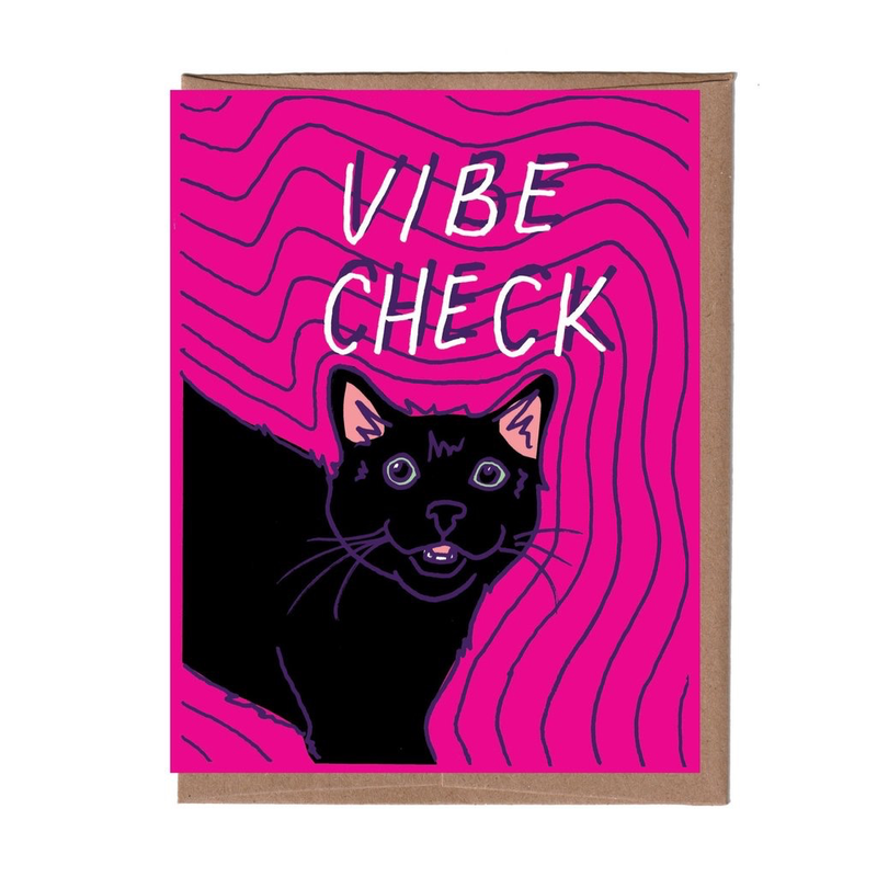 Cat Vibe Check Card