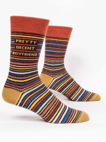 Pretty Decent Boyfriend Crew Socks